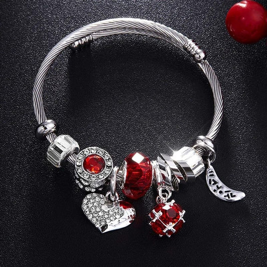 BRAZALETE MODA CON CHARM